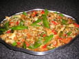 Poulet aux l�gumes doux