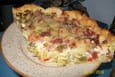 Quiche aux l�gumes au d�s de jambon