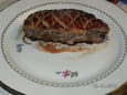 Filet de magret de canard farci aux champignons