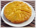 Tarte renvers�e aux mangues