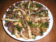 Salade ti�de d asperges et ses l�gumes