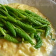 Brouillade cr�meuse aux asperges des bois