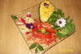 Assiettes printani�res au foie gras
