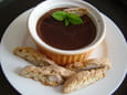 Petits pots de cr�me au chocolat