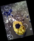 Cuill�res de caviar flamb�es � la Russe