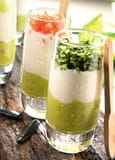 Verrine de guacamole � la faisselle