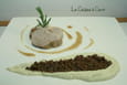 Filet mignon sauce rhubarbe et pur�e de chou-fleur