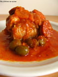 Paupiettes de veau aux olives, carottes et chorizo
