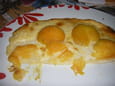 Pizza aux abricots