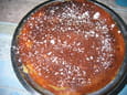G�teau au yaourt et compote de rhubarbe
