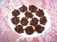 Roses des sables au chocolat