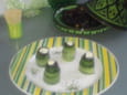 Rouleaux de concombre aux dattes