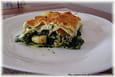 Lasagnes aux crevettes et �pinards