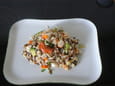 Salade de riz au surimi et aux avocats
