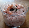 Mousse de crevettes au pamplemousse
