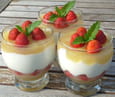 Verrine pommes fraises