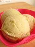 Glace � la rhubarbe