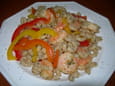 Salade de macaronis-crevettes �pic�es