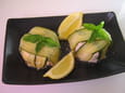 Charlottes de courgettes au saumon
