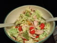 Salade Poulet Champignons de Paris