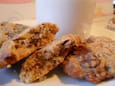 Cookies avoine, noix de p�can et chocolat au lait