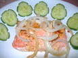 Saumon aux oignons
