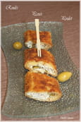 Roul�s pan�s au poulet et olives