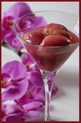 P�ches de vigne au vin blanc �pic�