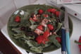 Salade mozzarella tomates fra�ches et s�ch�es