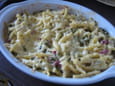 Gratin de p�tes � la ricotta