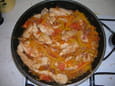 Poulet basquaise express