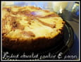 Fondant au chocolat pralin� et poires