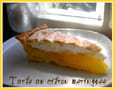 Tarte au citron meringu�e