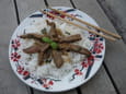 Boeuf tha� au basilic