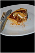 Tarte � l aubergine, ch�vre et thon