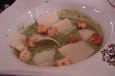 Velout� glac� d avocat, roquette et parmesan