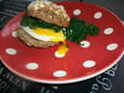 Sandwich-club oeuf, �pinards