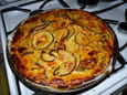 Quiche aux courgettes et neufch�tel 