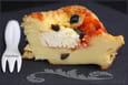 Moelleux aux olives, coeur de tomate et feta