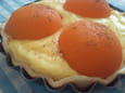 Tartelette abricot et cr�me chocolat blanc