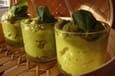 Verrines de brocolis au pesto