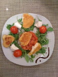 Tartare de tomates et son duo de mozzarella