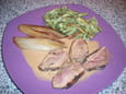 Supr�me d oie, cro�te aux �pices 