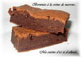 Brownies � la cr�me de marrons
