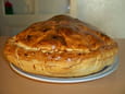 Galette frangipane poire chocolat
