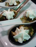 Tartare d�hu�tre et espuma citronn�