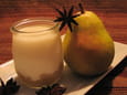 Yaourt � la compote de poires anis�e