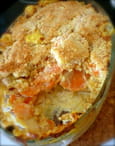 Crumble poulet curry
