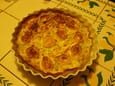 Tarte aux ch�vre et aux deux l�gumes