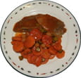 Langue de boeuf sauce piquante